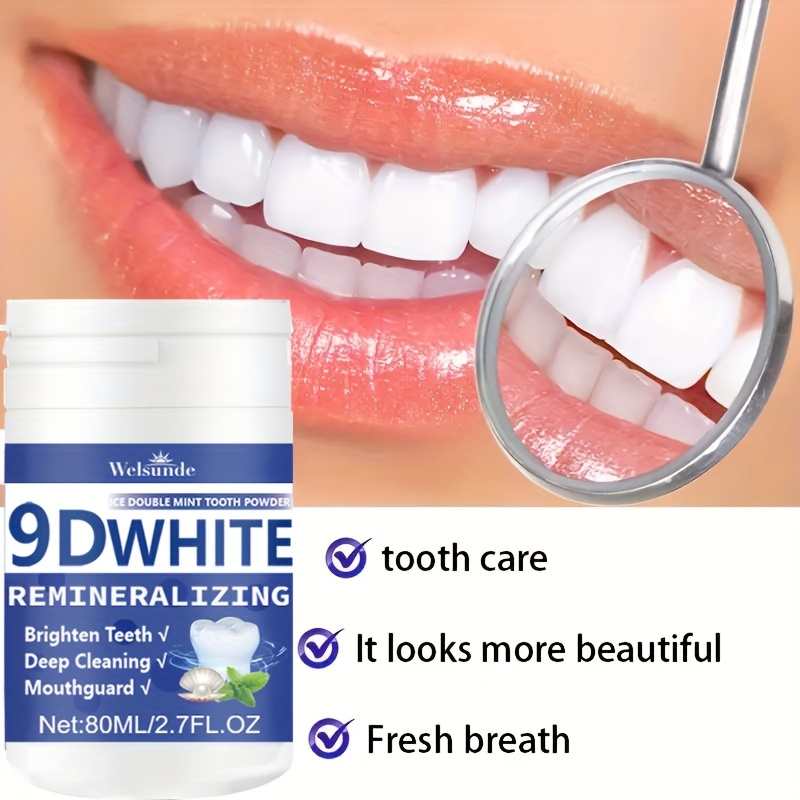 Teeth Whitening Near Me - 9D White Remineralisierendes Hydroxyapatit-Zahnpulver, Zahnaufhellungspulver, Tiefenreinigung,