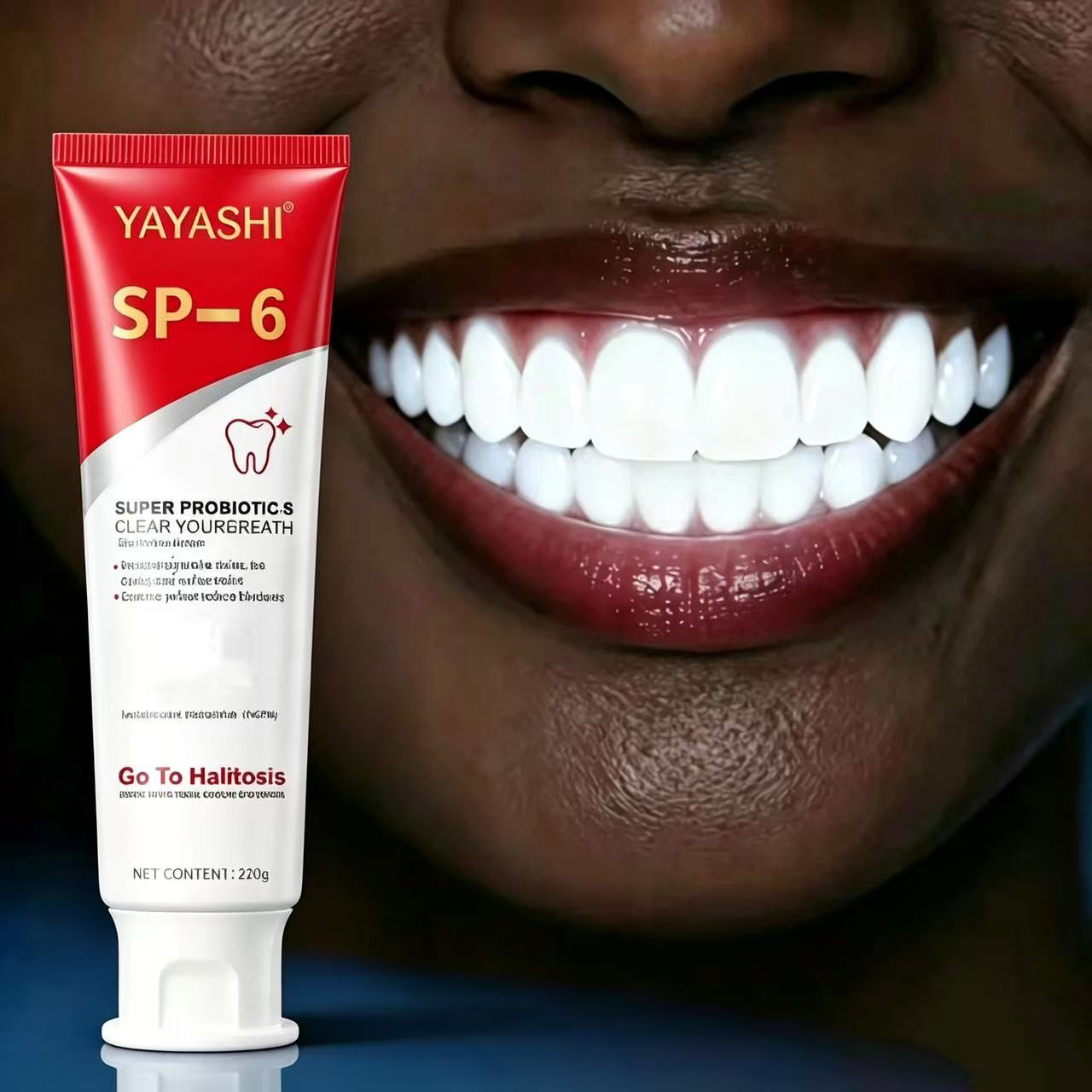 Teeth Whitening Cream - Sp-6 Probiotische Zahnpasta Aufhellend Minze Frischer