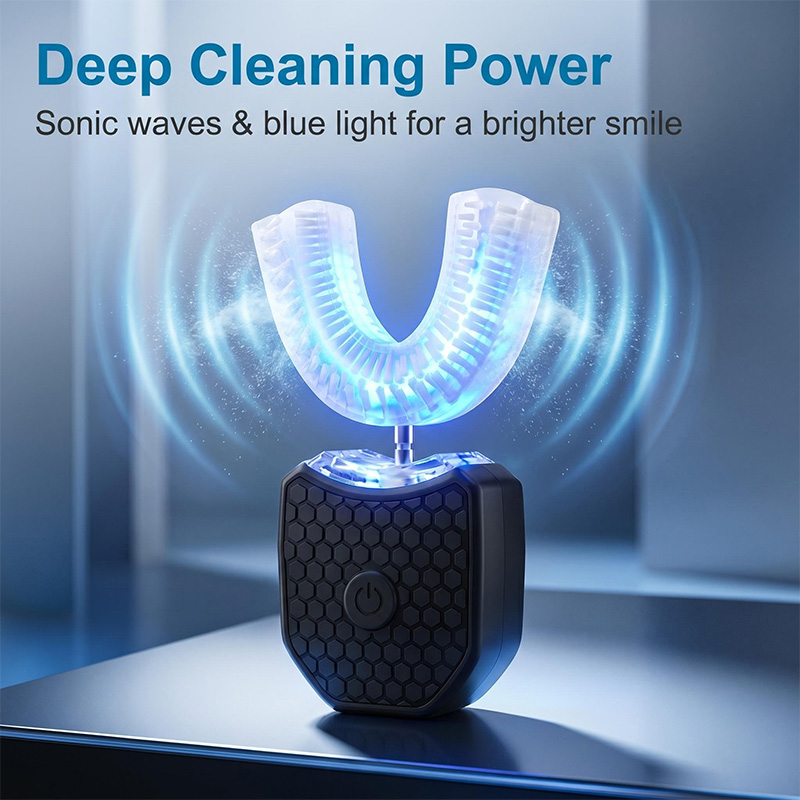 Teeth Whitening Device - U-förmige elektrische Zahnbürste – Mundhöhlenreinigungsgerät für