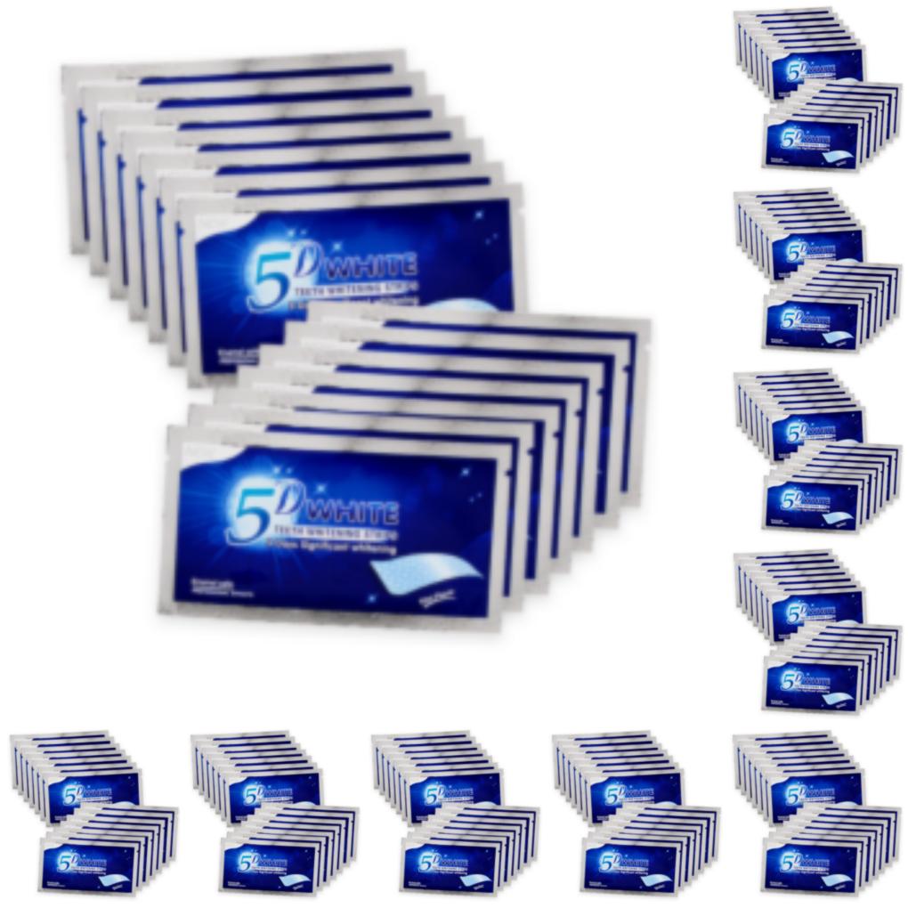 Teeth Whitening Effects - 70/140 Paar 5D weiße Zahnaufhellungsstreifen, professionelle