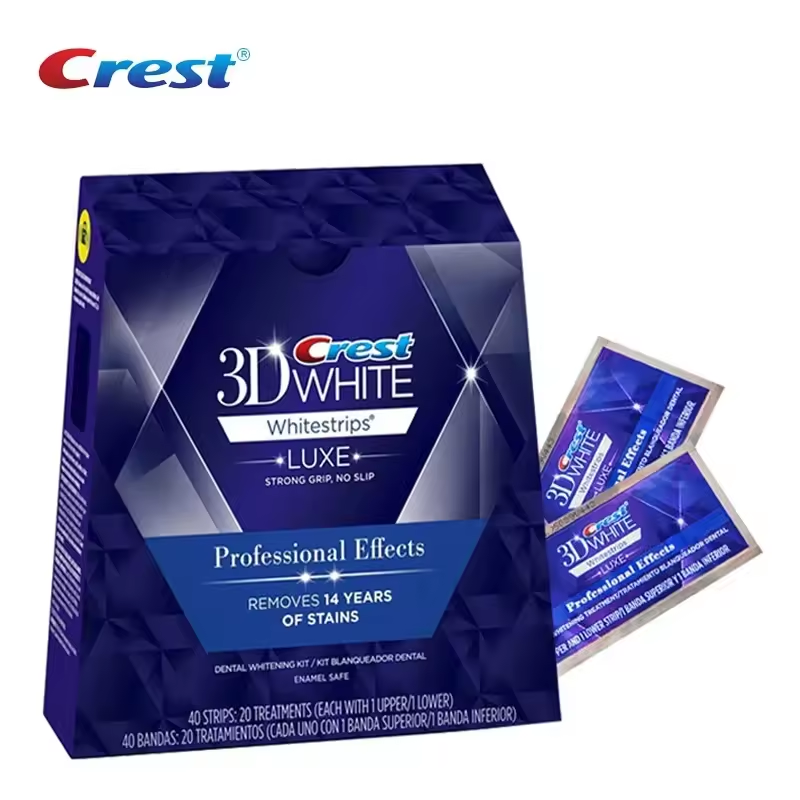 Teeth Whitening Effects - Crest 3D White Strips Zahnaufhellung Luxe