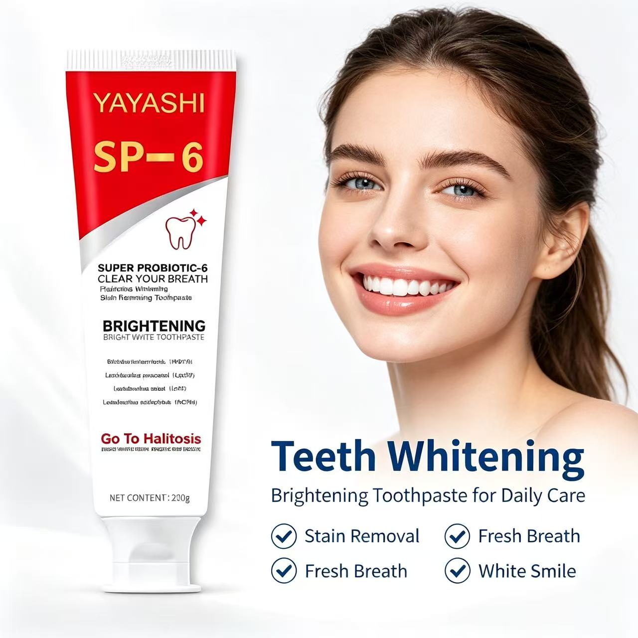 Sp-6 Probiotische Zahnpasta Au – Teeth Whitening Cream Bewertung und Preis
