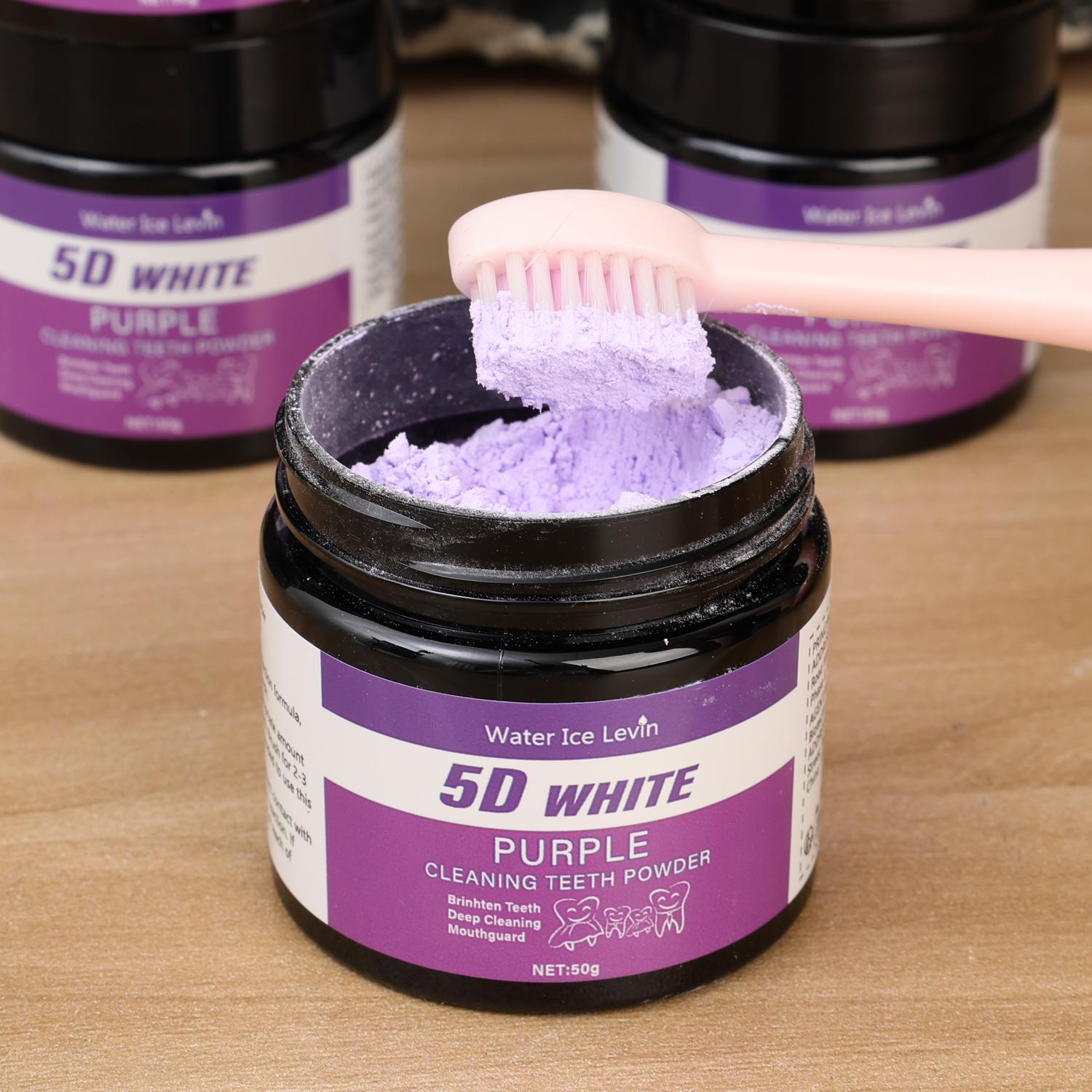 50g/Box Lila Zahnaufhellungspu – Teeth Whitening Oil Pulling Bewertung und Preis