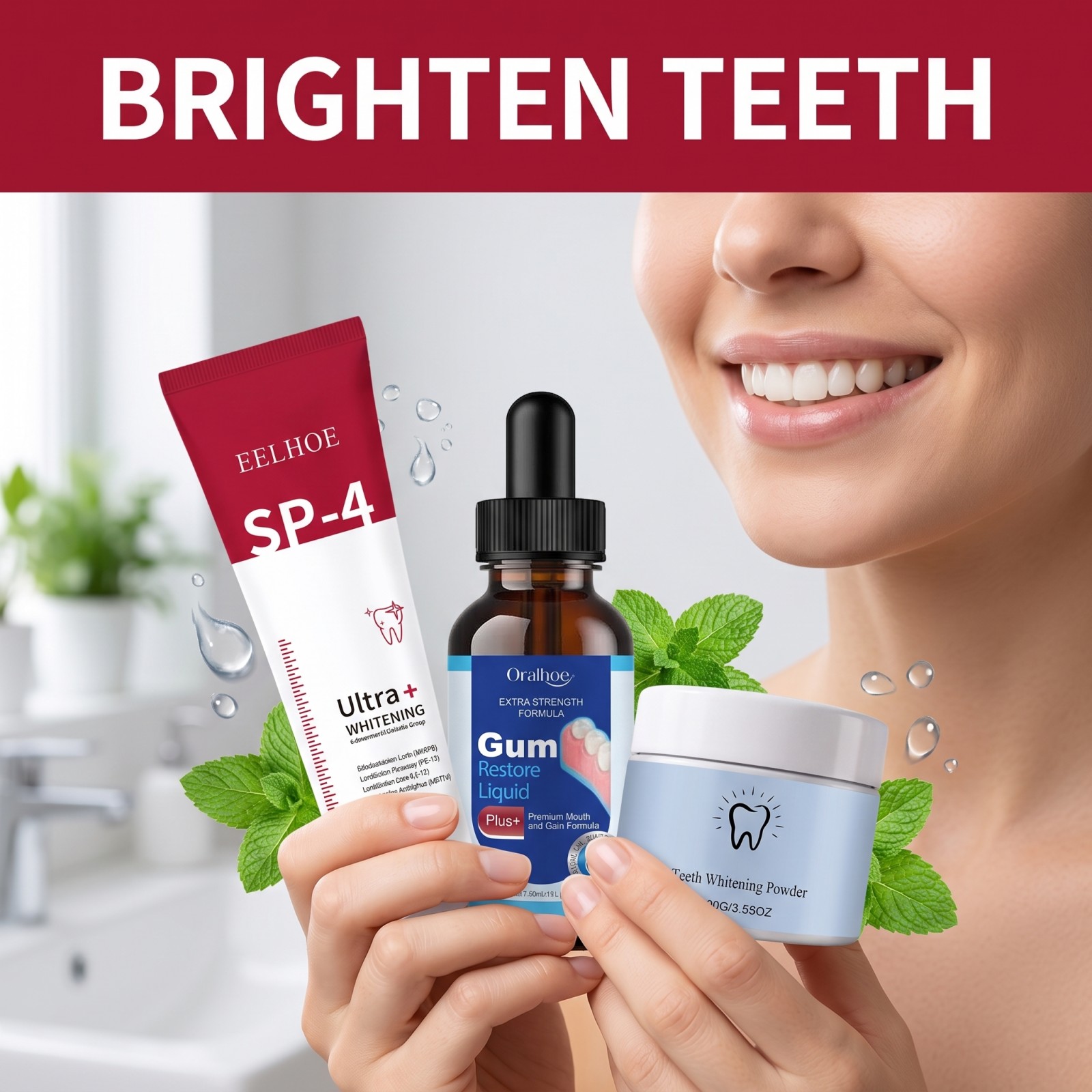 Mundpflege-Kombi-Set: Aufhelle – Teeth Whitening With Peroxide Bewertung und Preis