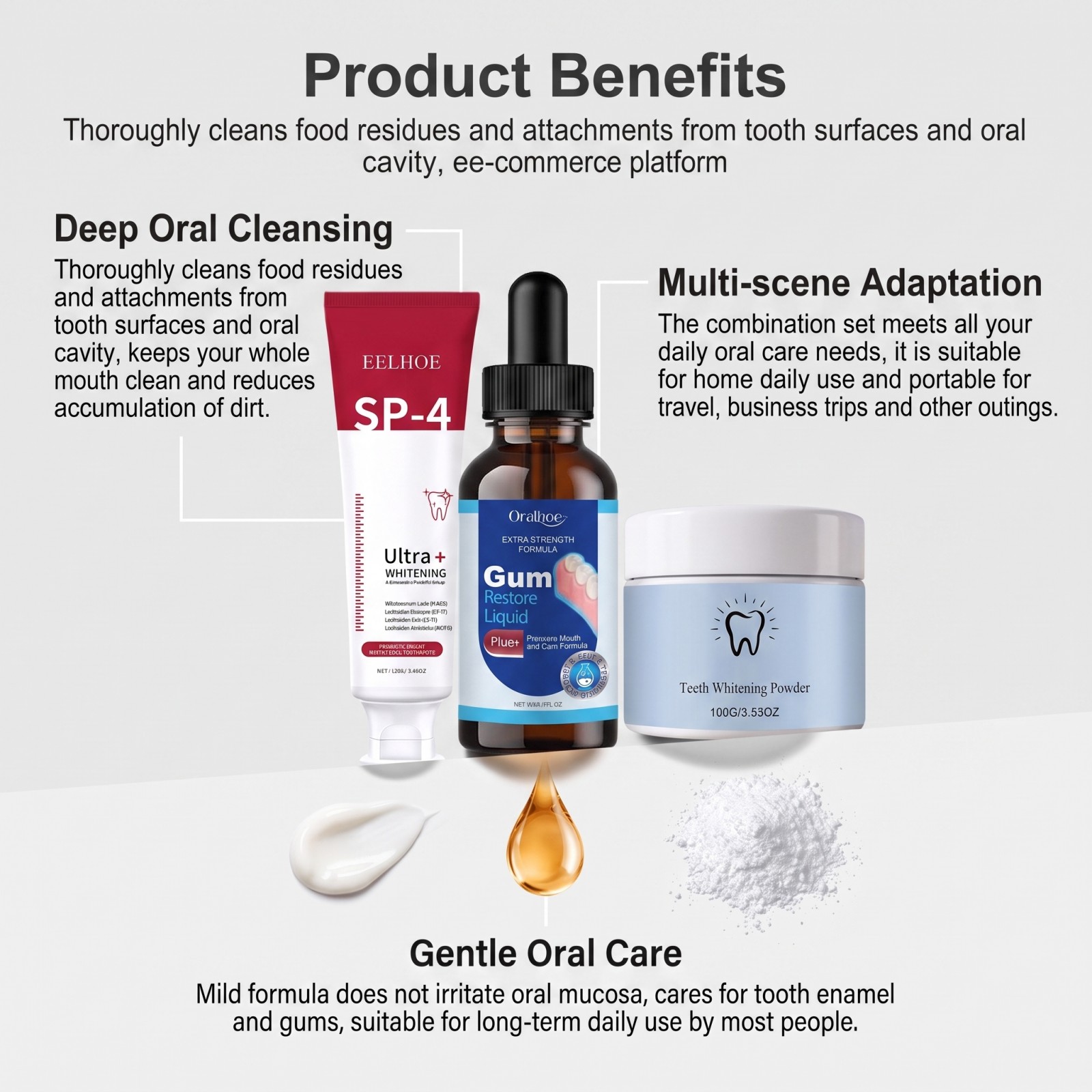 Mundpflege-Kombi-Set: Aufhelle – Teeth Whitening With Peroxide Bewertung und Preis