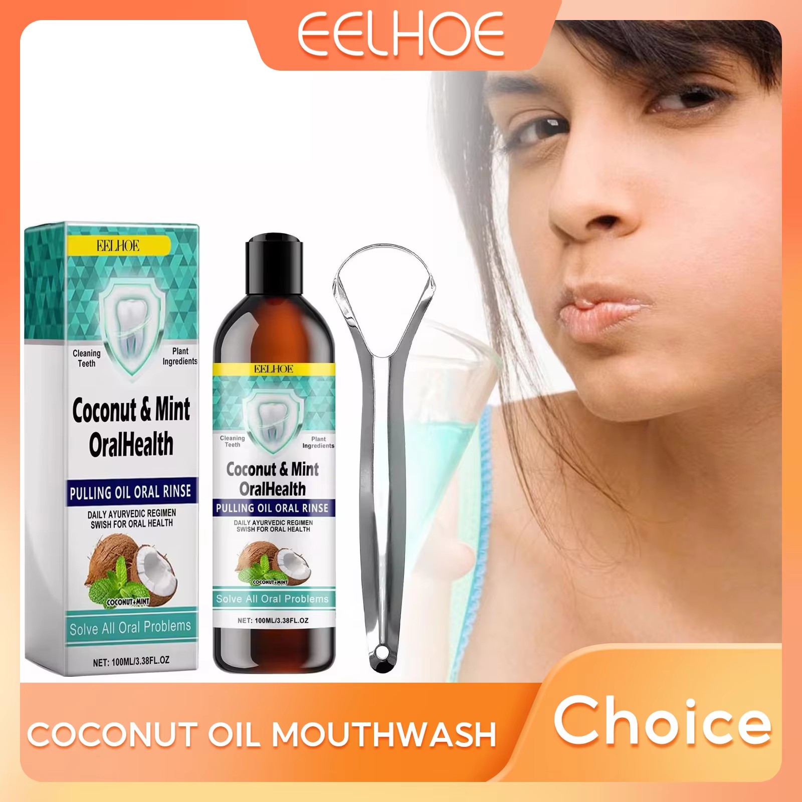 EELHOE Minze Kokosnussöl Ziehe – Teeth Whitening Oil Pulling Bewertung und Preis