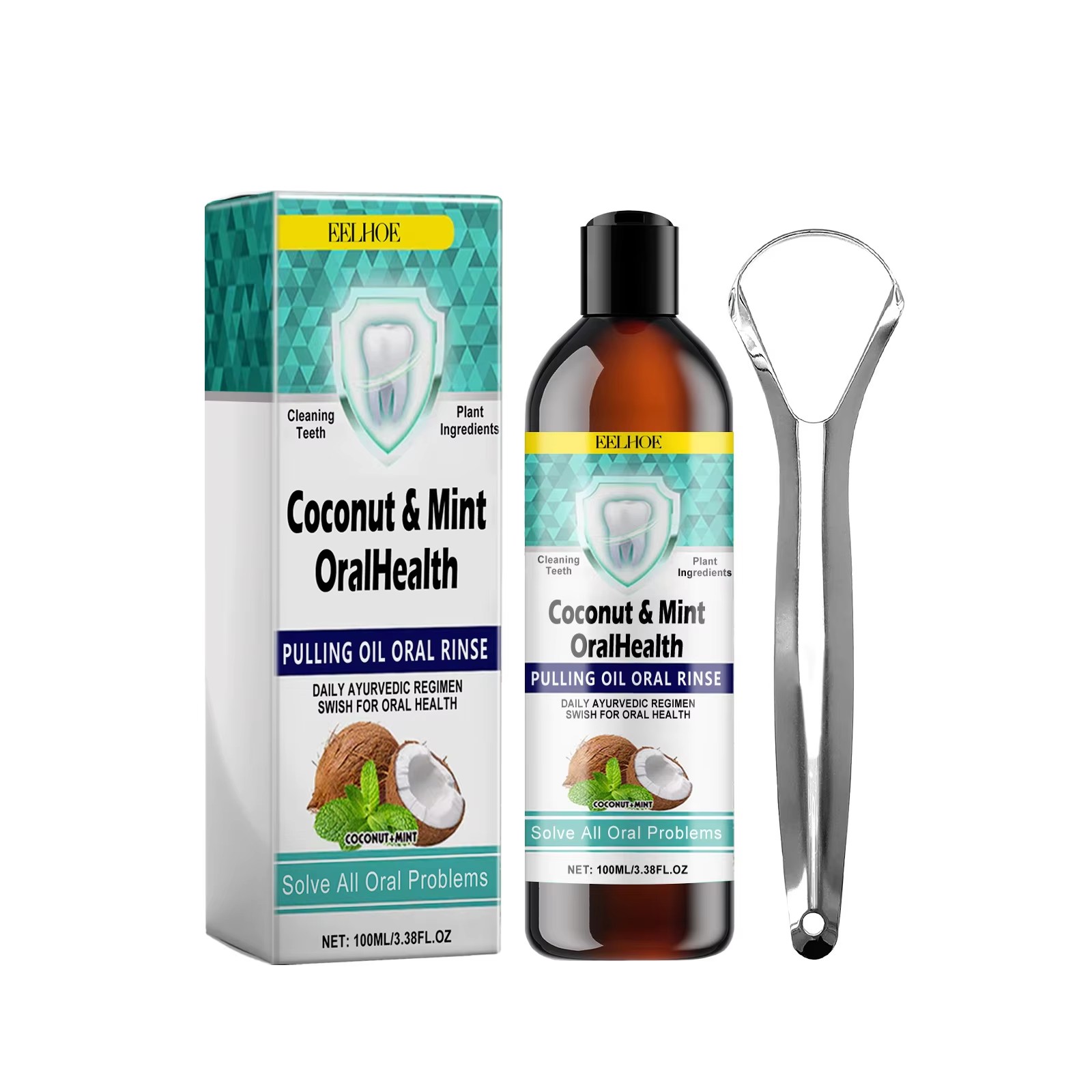 EELHOE Minze Kokosnussöl Ziehe – Teeth Whitening Oil Pulling Bewertung und Preis