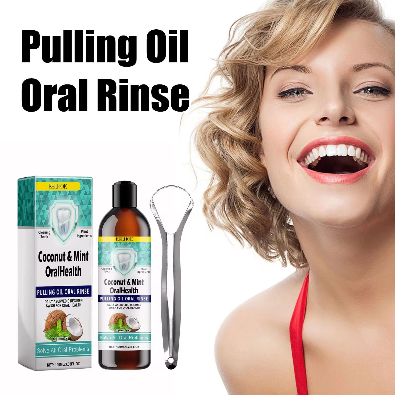 EELHOE Minze Kokosnussöl Ziehe – Teeth Whitening Oil Pulling Bewertung und Preis