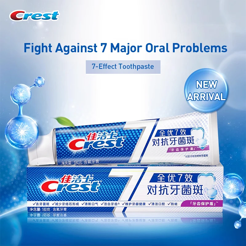 Crest 7-Effekt-Zahnpasta zum A – Teeth Whitening Effects Bewertung und Preis