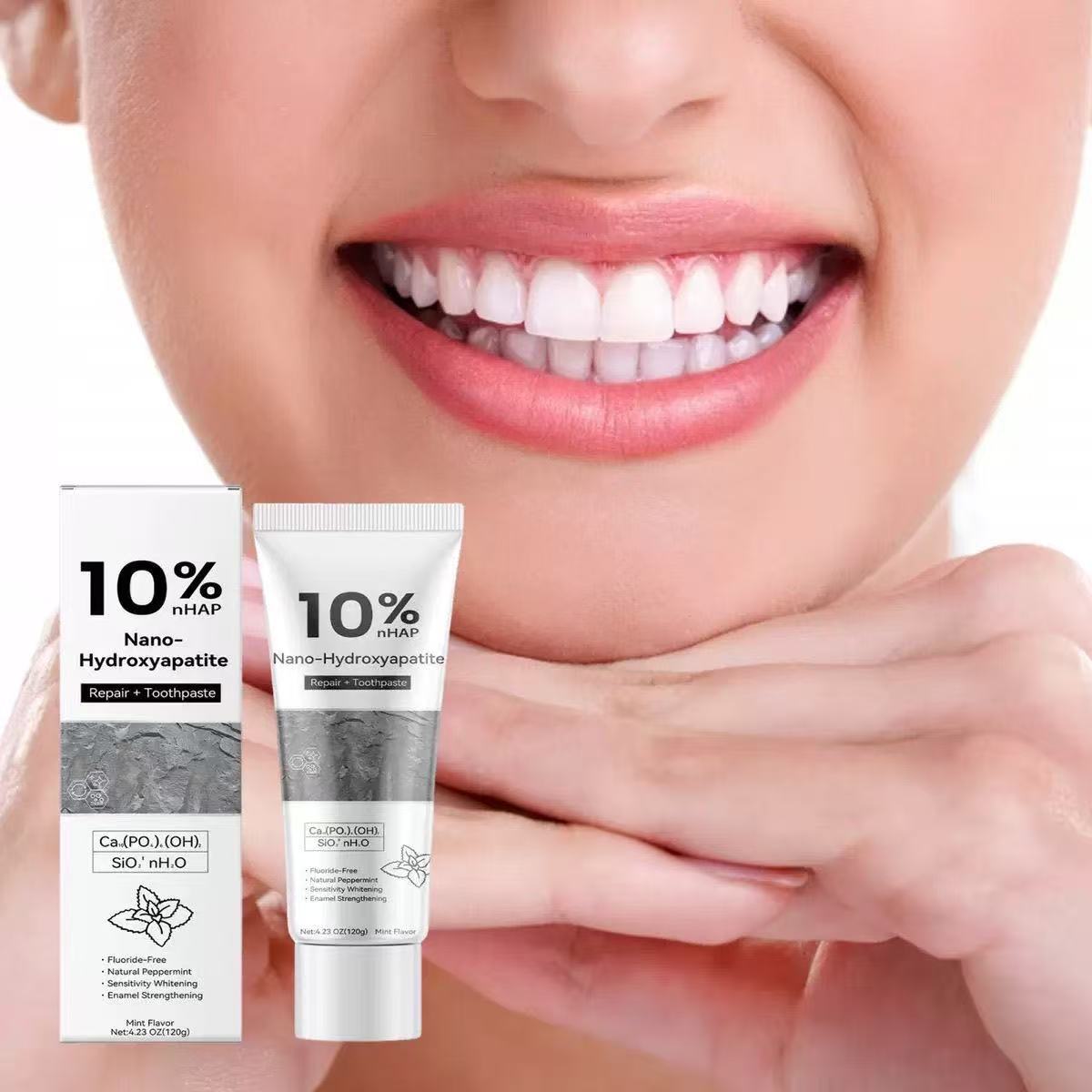 10% Nano-Hydroxyapatit Zahnpas – Teeth Whitening Cream Bewertung und Preis