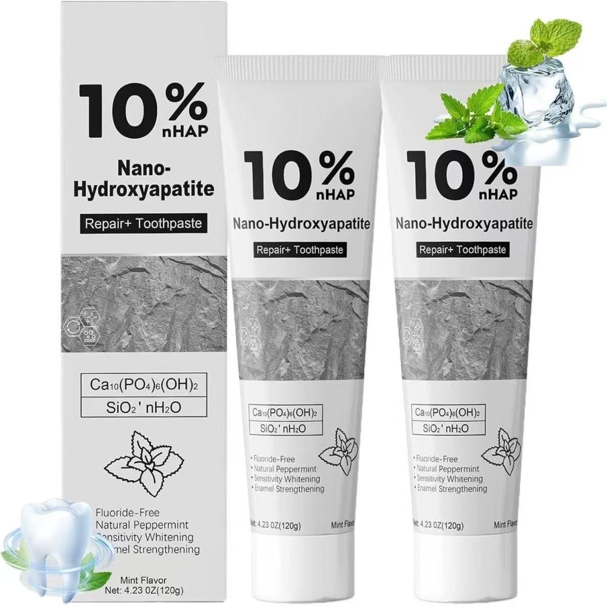 10% Nano-Hydroxyapatit Zahnpas – Teeth Whitening Cream Bewertung und Preis