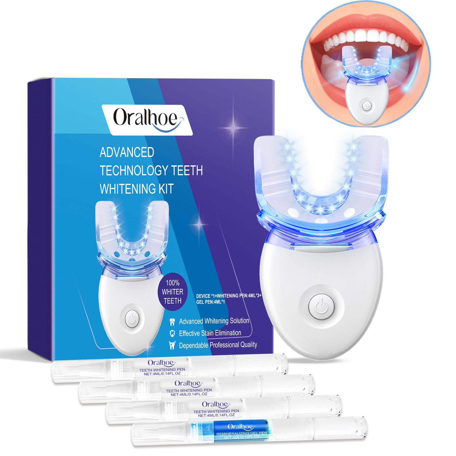 Professionelles LED-Lichtset z – Teeth Whitening Cream Bewertung und Preis