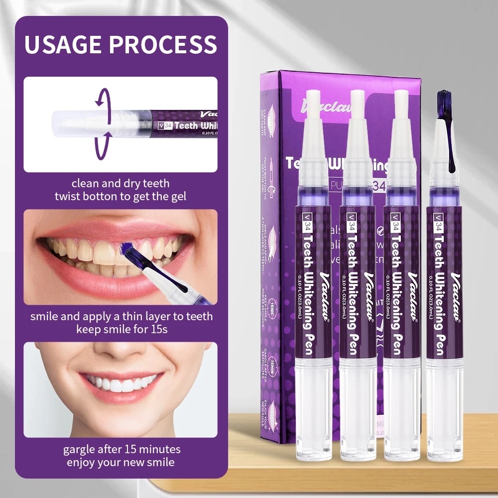 Vaclav V34 Lila Zahnaufhellung – Teeth Whitening Near Me Bewertung und Preis